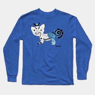 blue cougar ecopop Long Sleeve T-Shirt